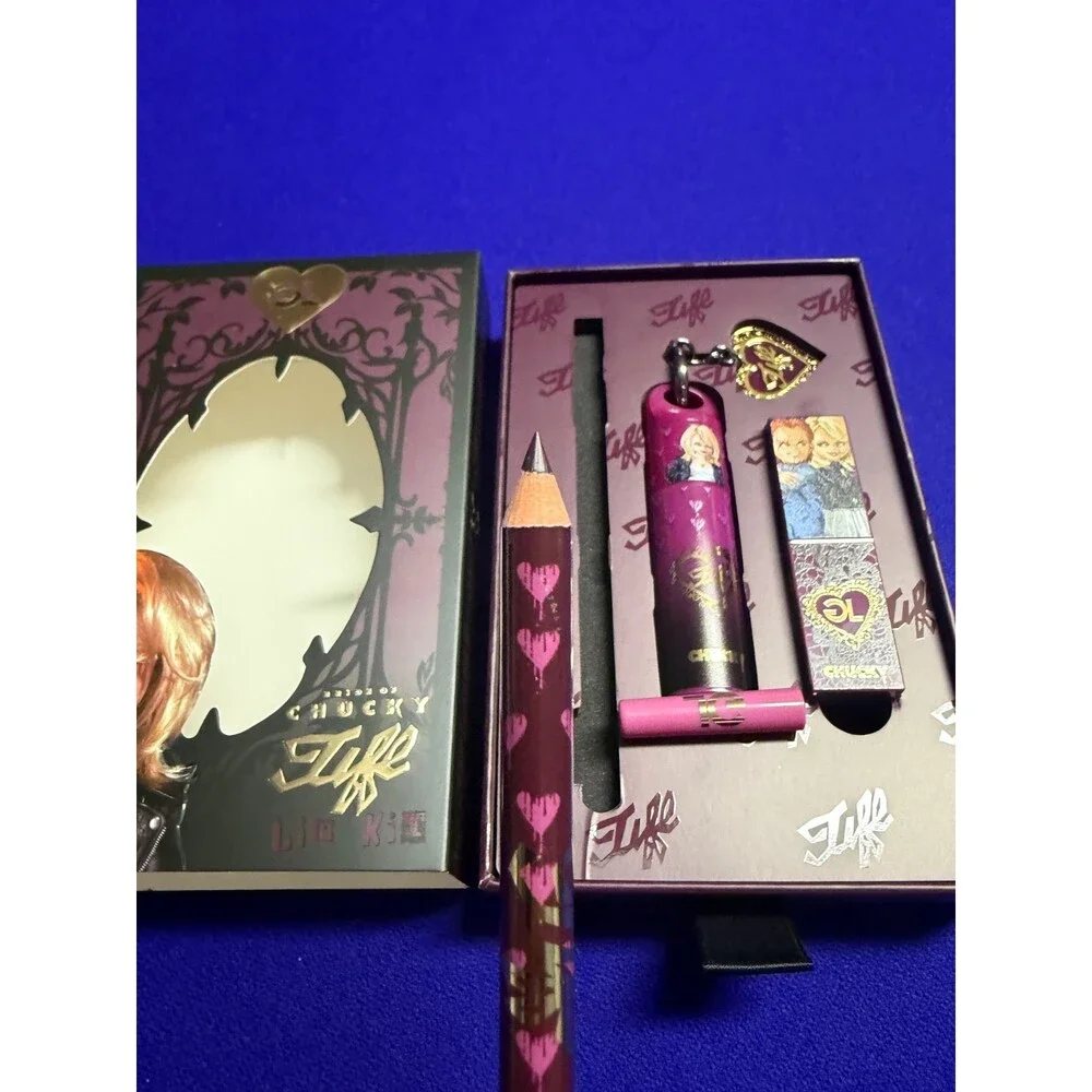Glamlite x Bride Of Chucky Tiff Limited Edition Lip Kit 3 Piece Set